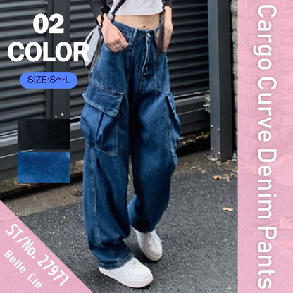 Pants/カーゴカーブデニムパンツ ST/No.27971