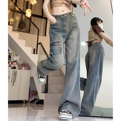 Pants/フェイクポケットデニムパンツ ST/No.27985