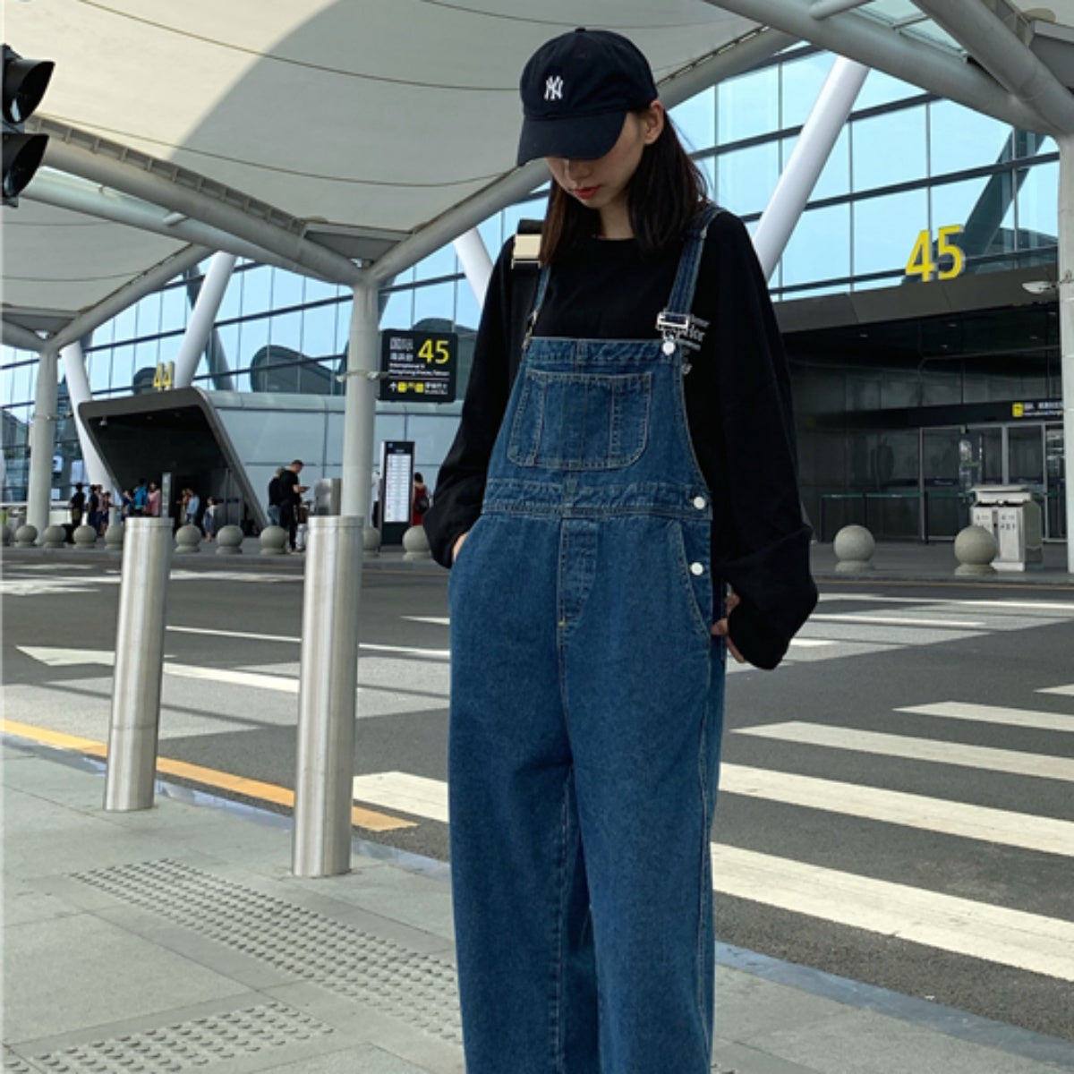 Overalls/デニムロングパンツオーバーオール ST/No.27120