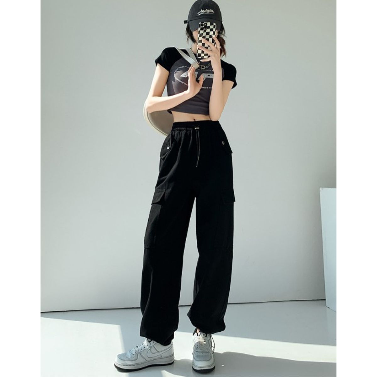 Pants/ドロスト紐ワイドカーゴパンツ ST/No.27729 – Belle Ćie