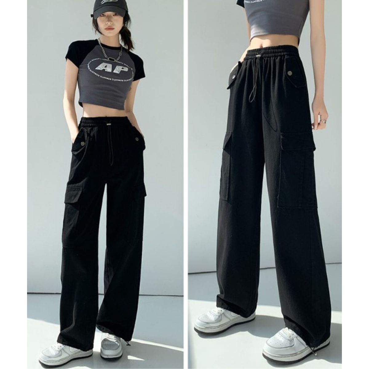 Pants/ドロスト紐ワイドカーゴパンツ ST/No.27729