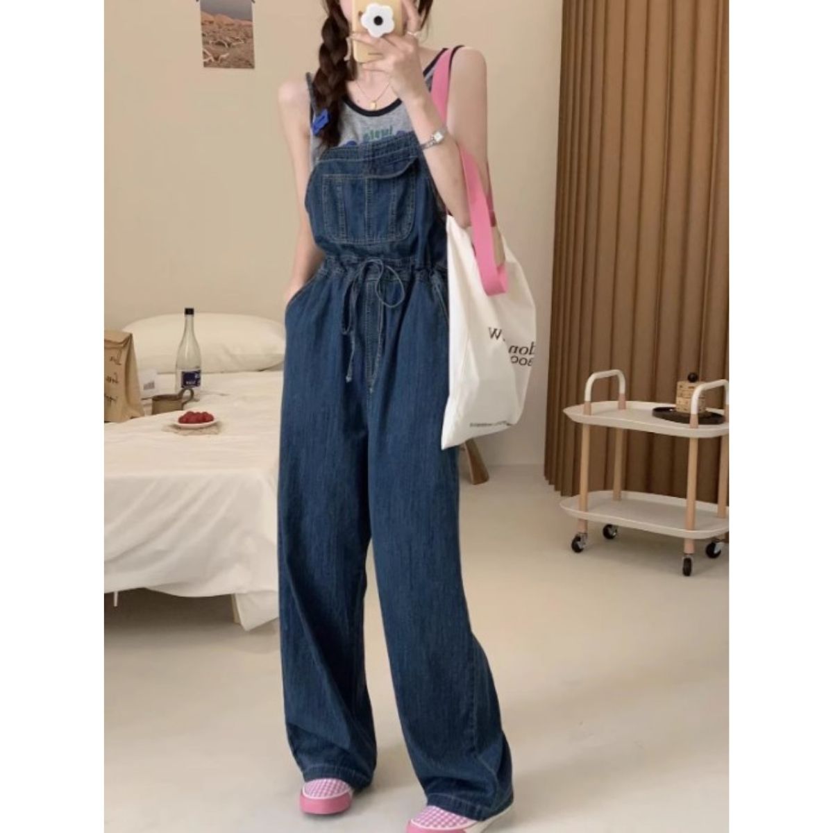 Overalls/デニムキャミオールインワンサロペ ST/No.27741