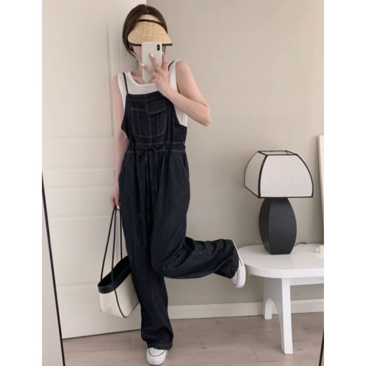 Overalls/デニムキャミオールインワンサロペ ST/No.27741