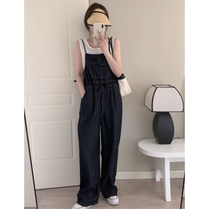 Overalls/デニムキャミオールインワンサロペ ST/No.27741