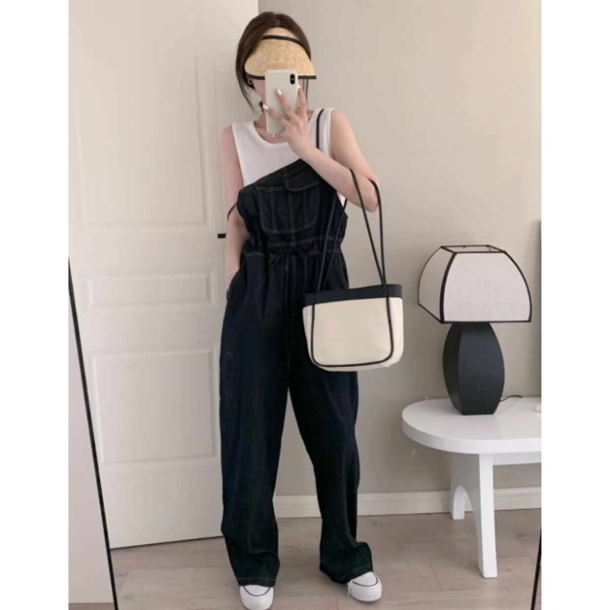 Overalls/デニムキャミオールインワンサロペ ST/No.27741