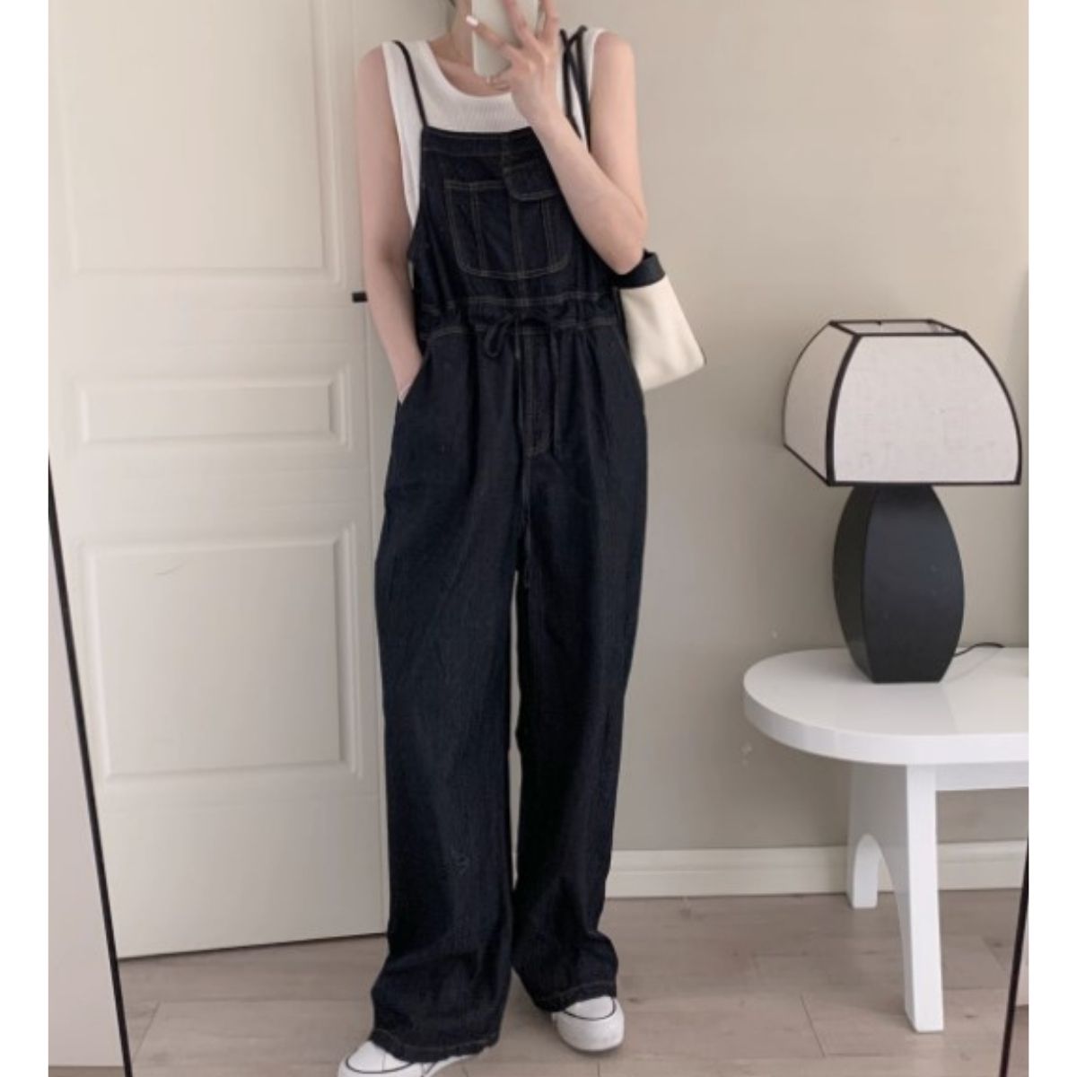 Overalls/デニムキャミオールインワンサロペ ST/No.27741