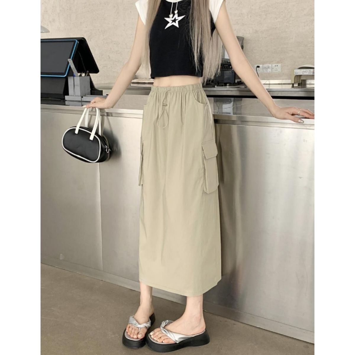 Skirt/ミリタリーカーゴスカート ST/No.27800