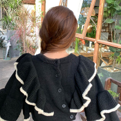 Knit/フリルニット２ＷＡＹトップス ST/No.27832