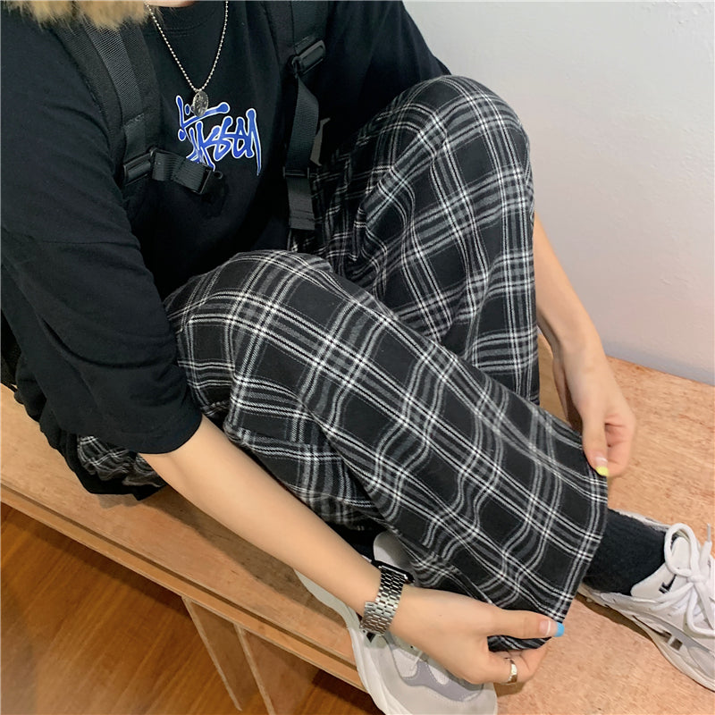 Pants/ チェックワイドパンツ ST/No.27177