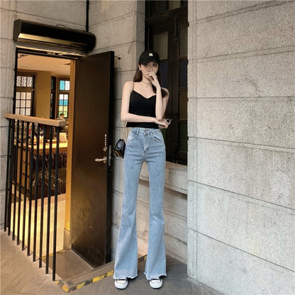 Pants/ストレッチフレアデニムパンツ ST/No.27086